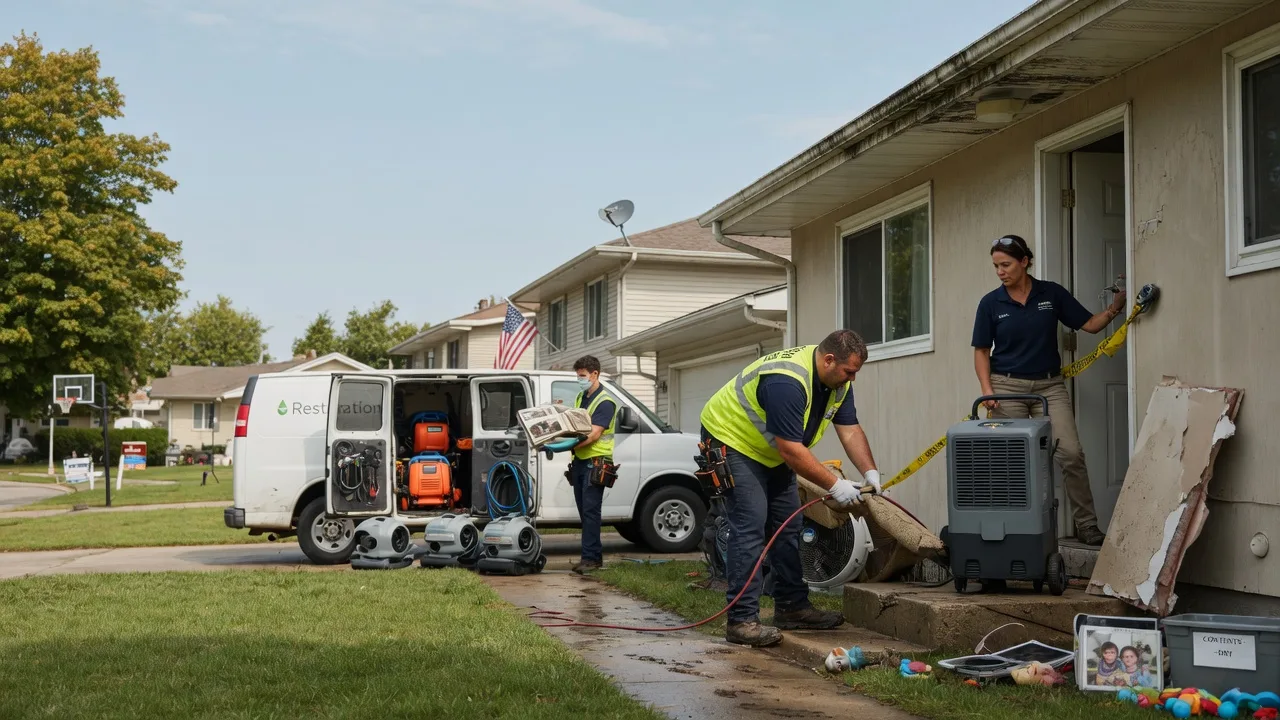 Water Damage Restoration in Woodworth, LA near me